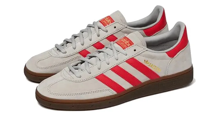 Adidas Handball Spezial Grey Two Hi-Res Red