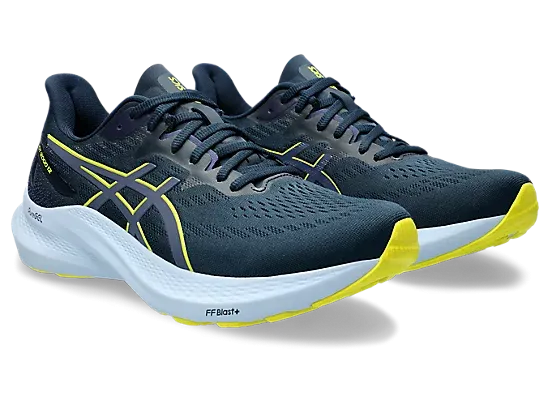 Asics Mens GT-2000 12- French Blue/Bright Yellow (1011B691-403)
