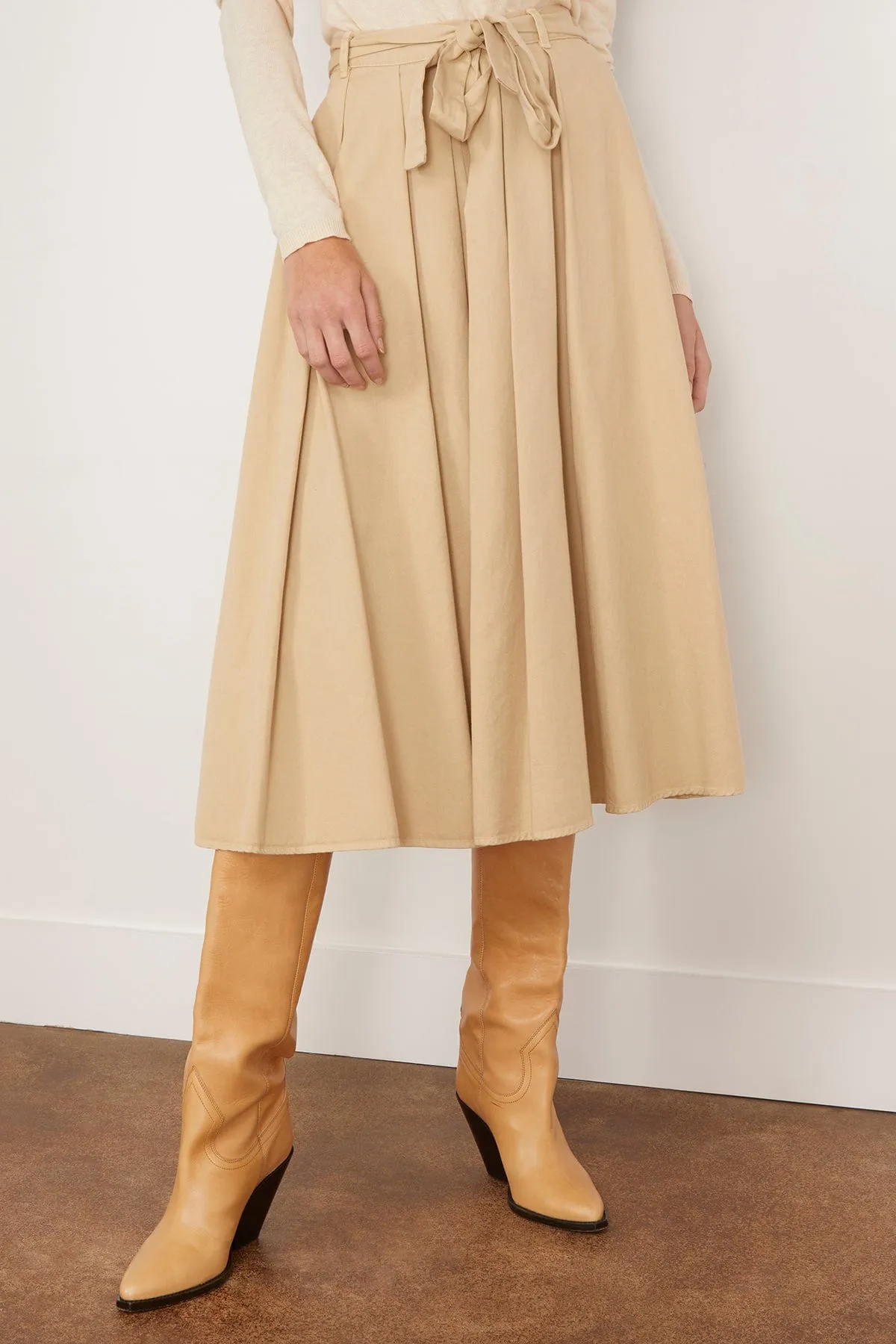 Bellan Skirt in Khaki Gold