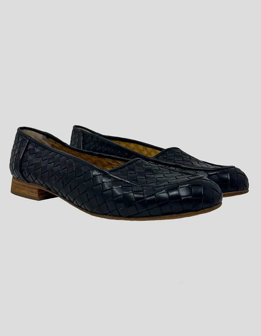 BOTTEGA VENETA Intrecciato Weave Ballet Flats - 9B US