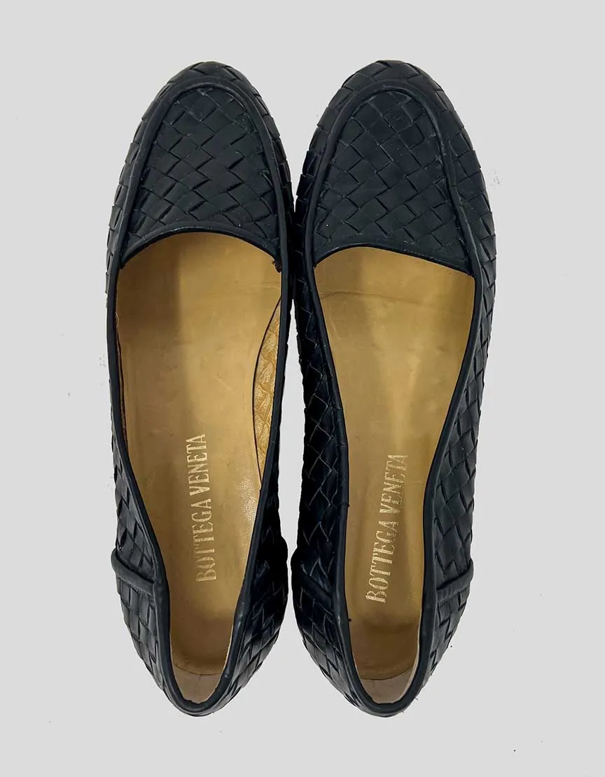BOTTEGA VENETA Intrecciato Weave Ballet Flats - 9B US