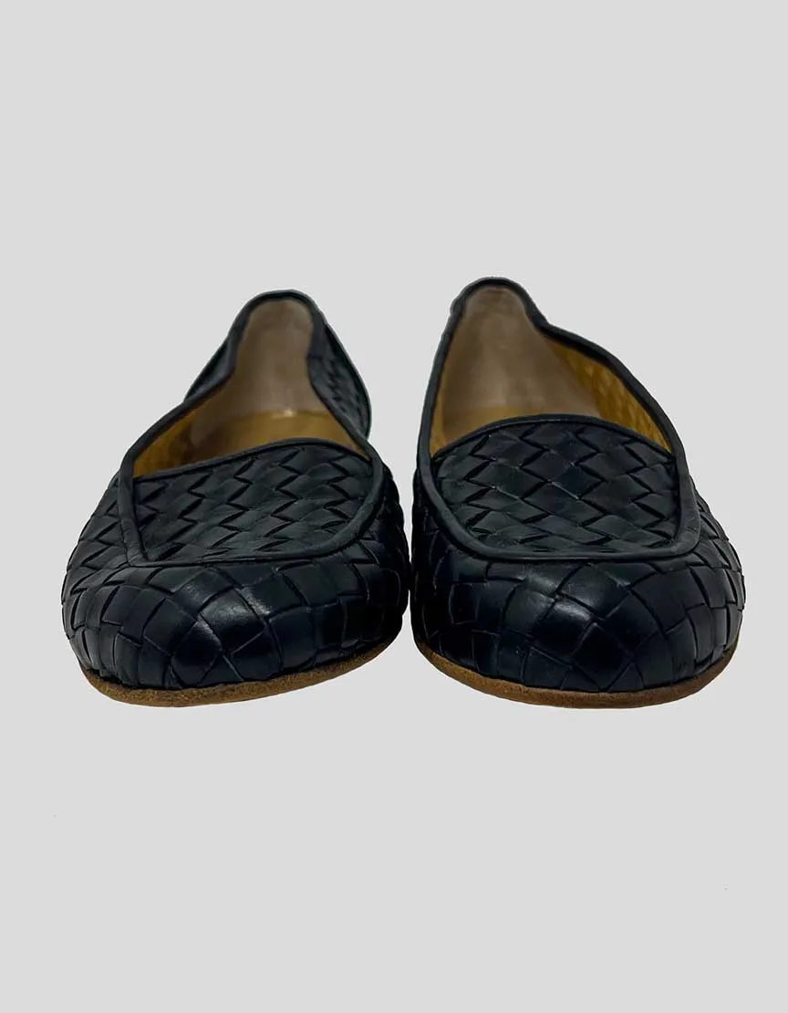 BOTTEGA VENETA Intrecciato Weave Ballet Flats - 9B US