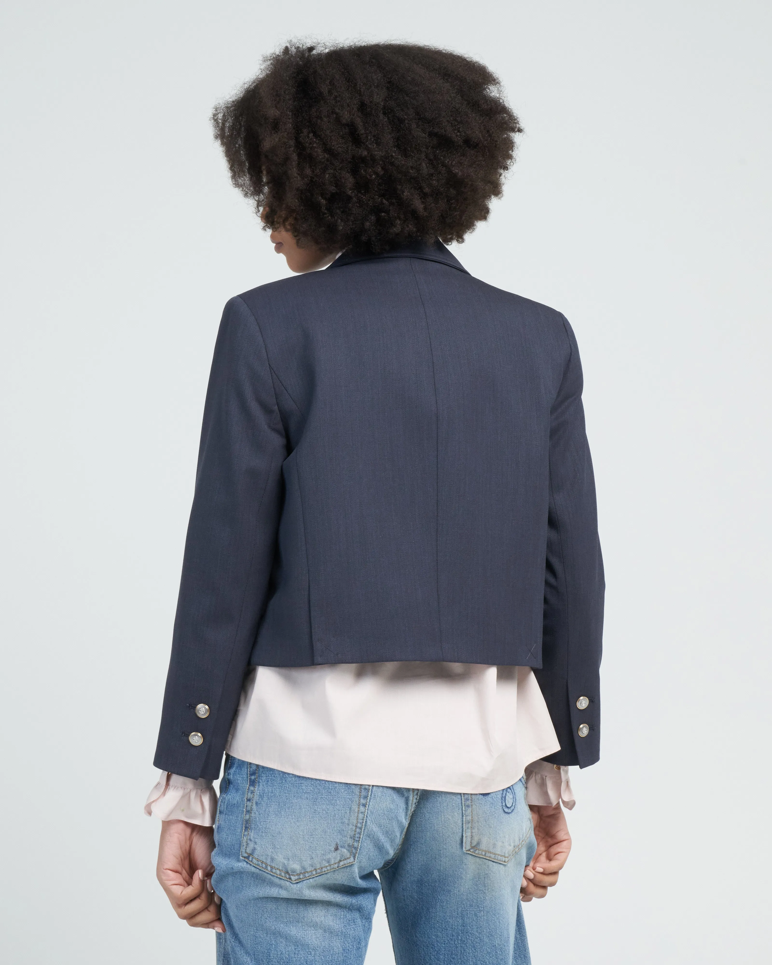 boy blazer - indigo