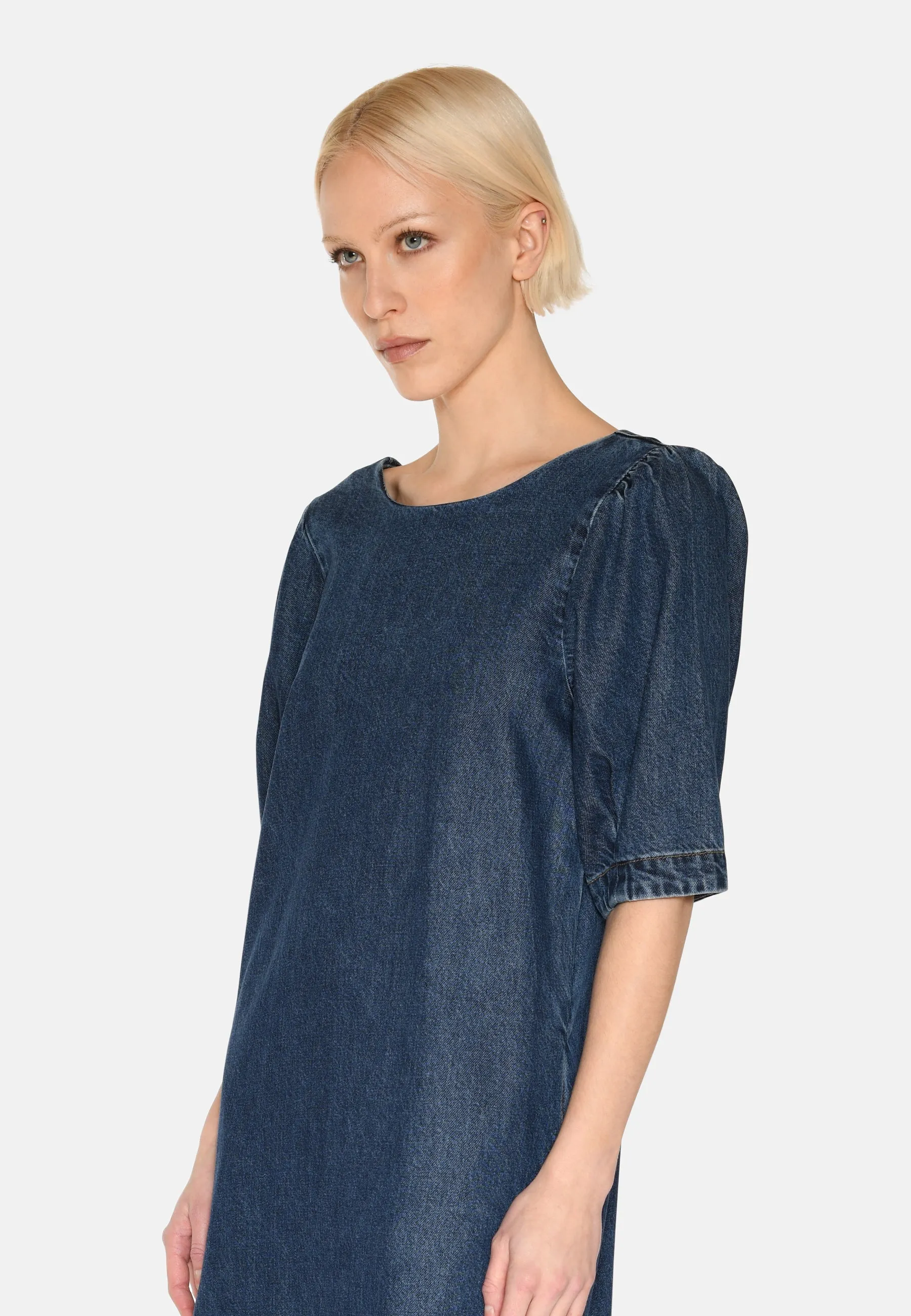 Dalila denim dress 4181 - Medium Blue