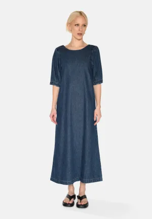 Dalila denim dress 4181 - Medium Blue