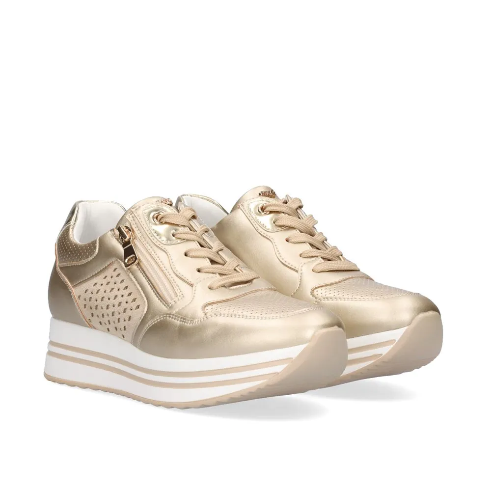 EXE EX24 Perforated Gold Sneaker
