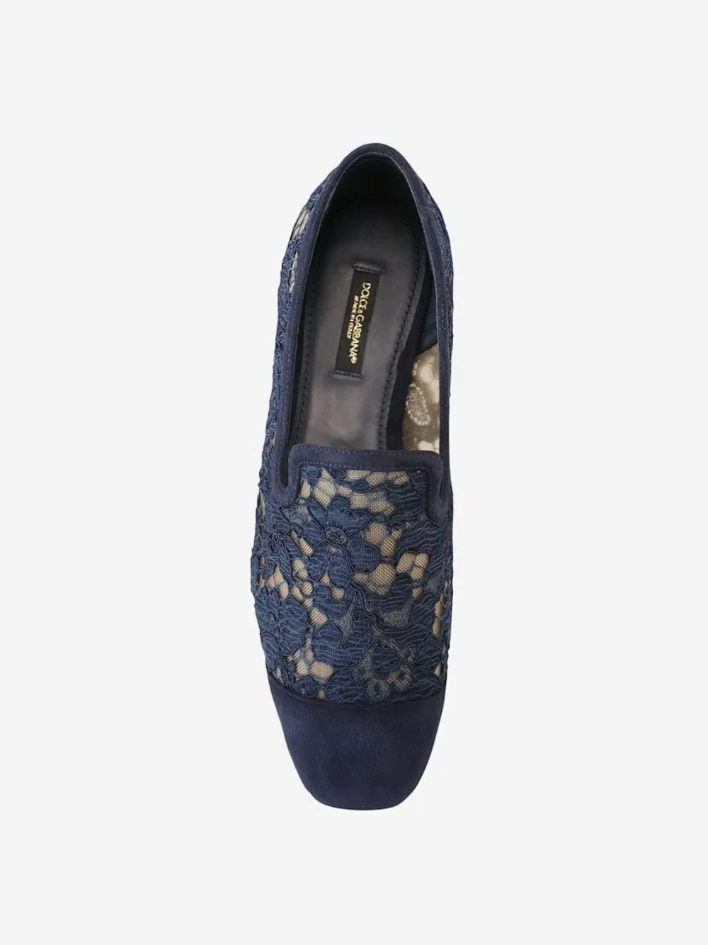 Floral Lace Loafers