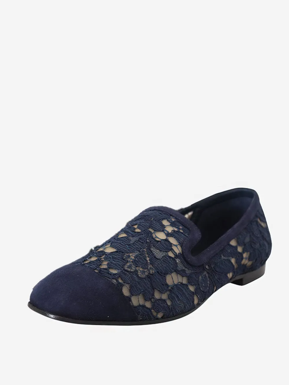 Floral Lace Loafers