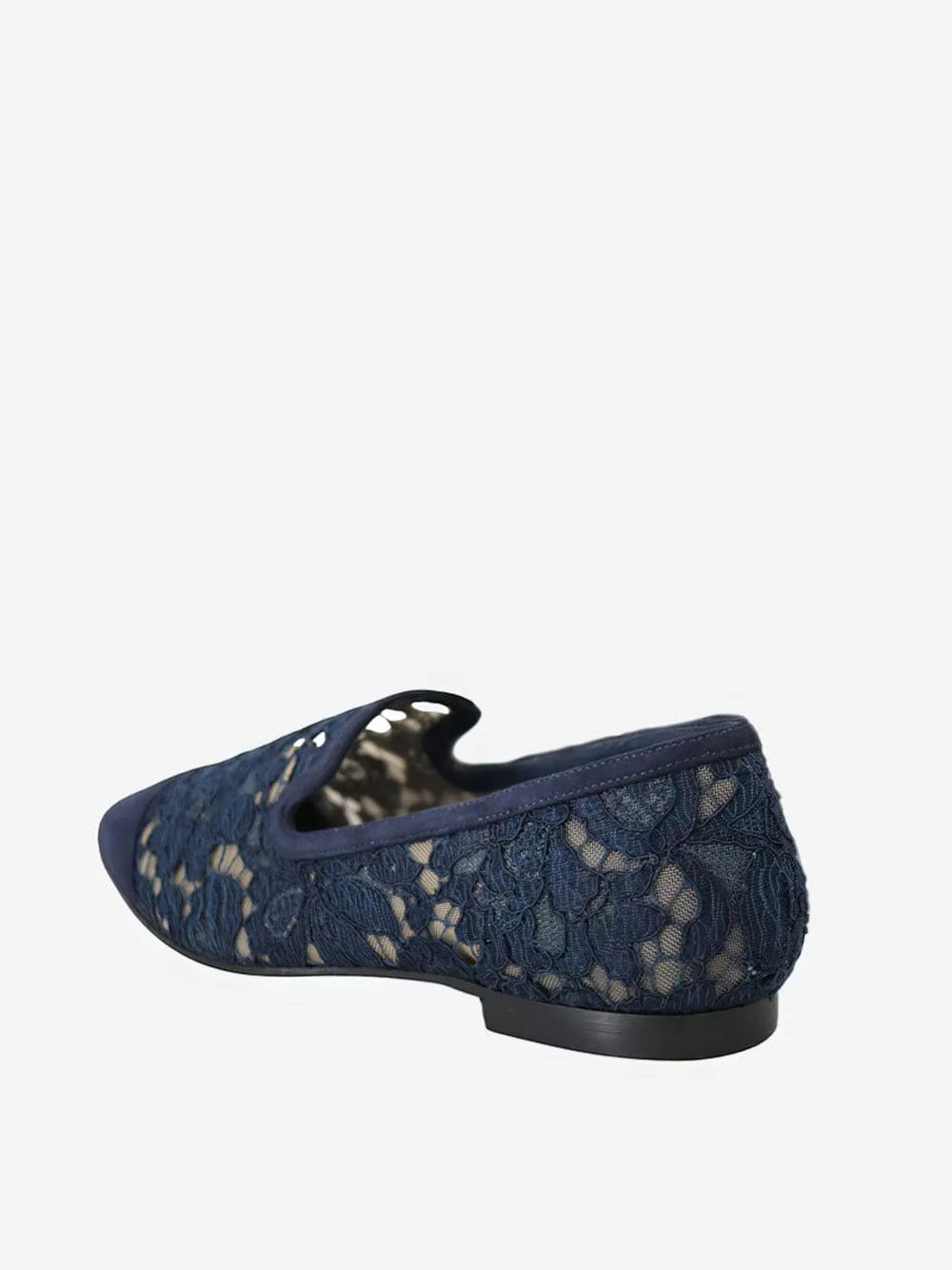Floral Lace Loafers