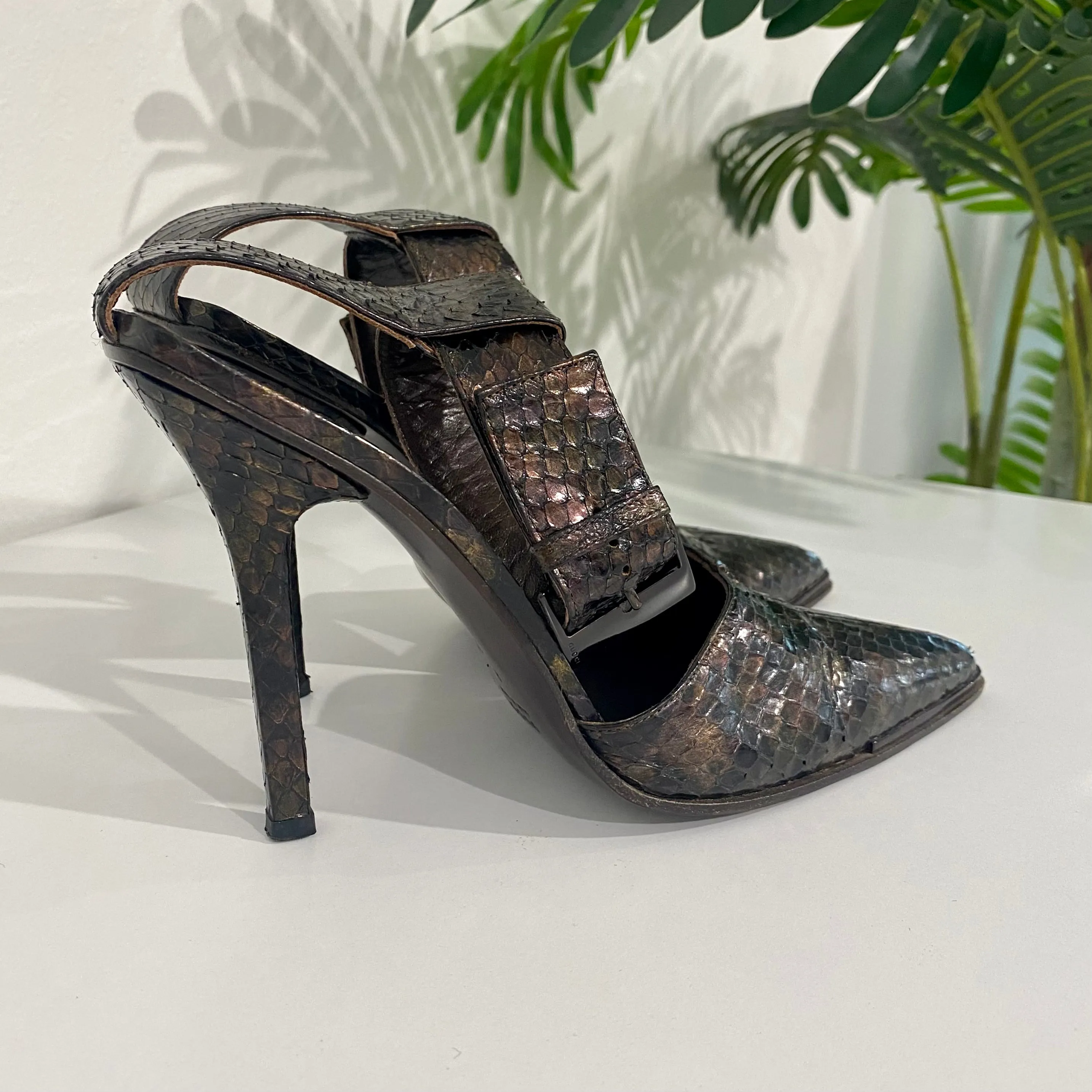 Gucci Snakeskin Heels