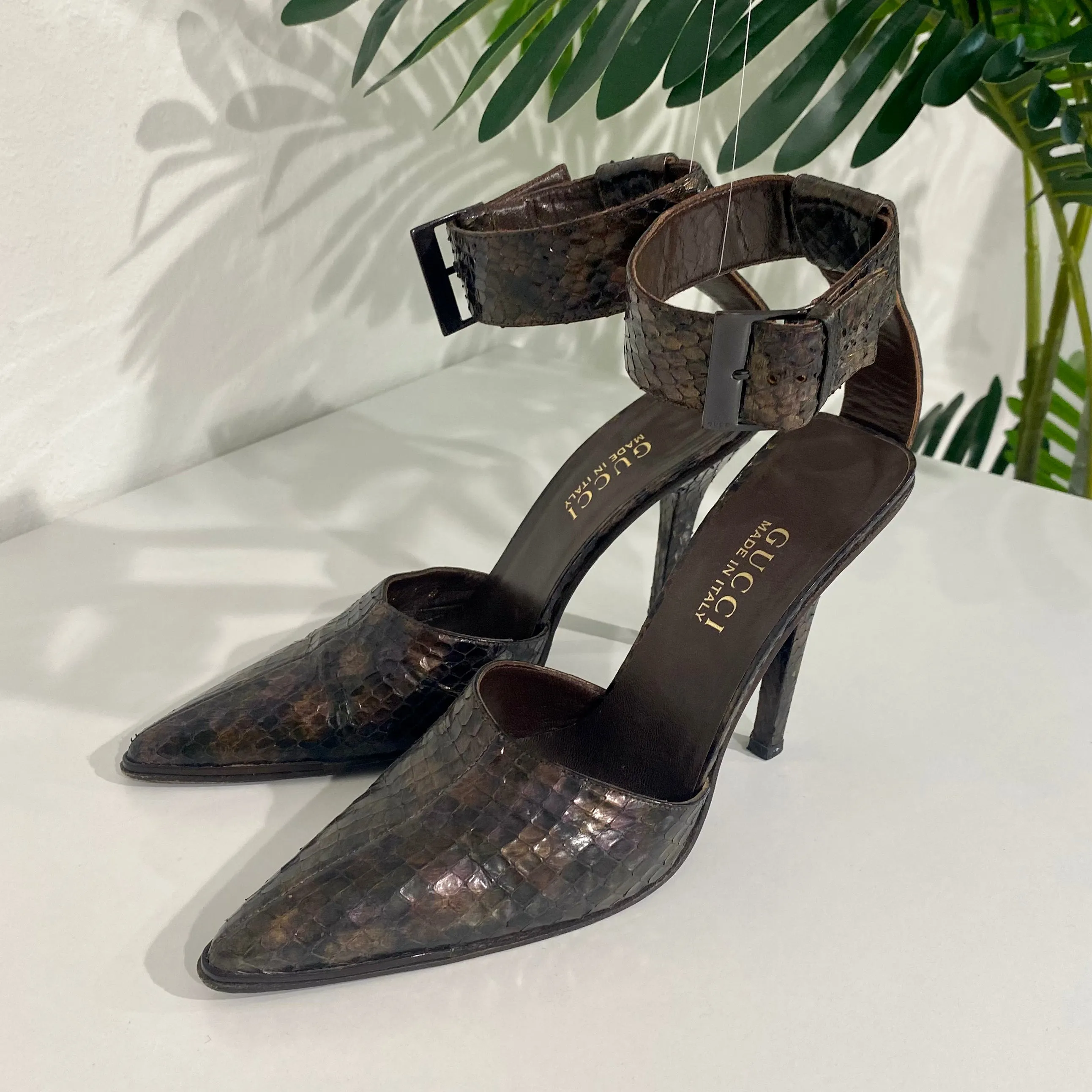 Gucci Snakeskin Heels