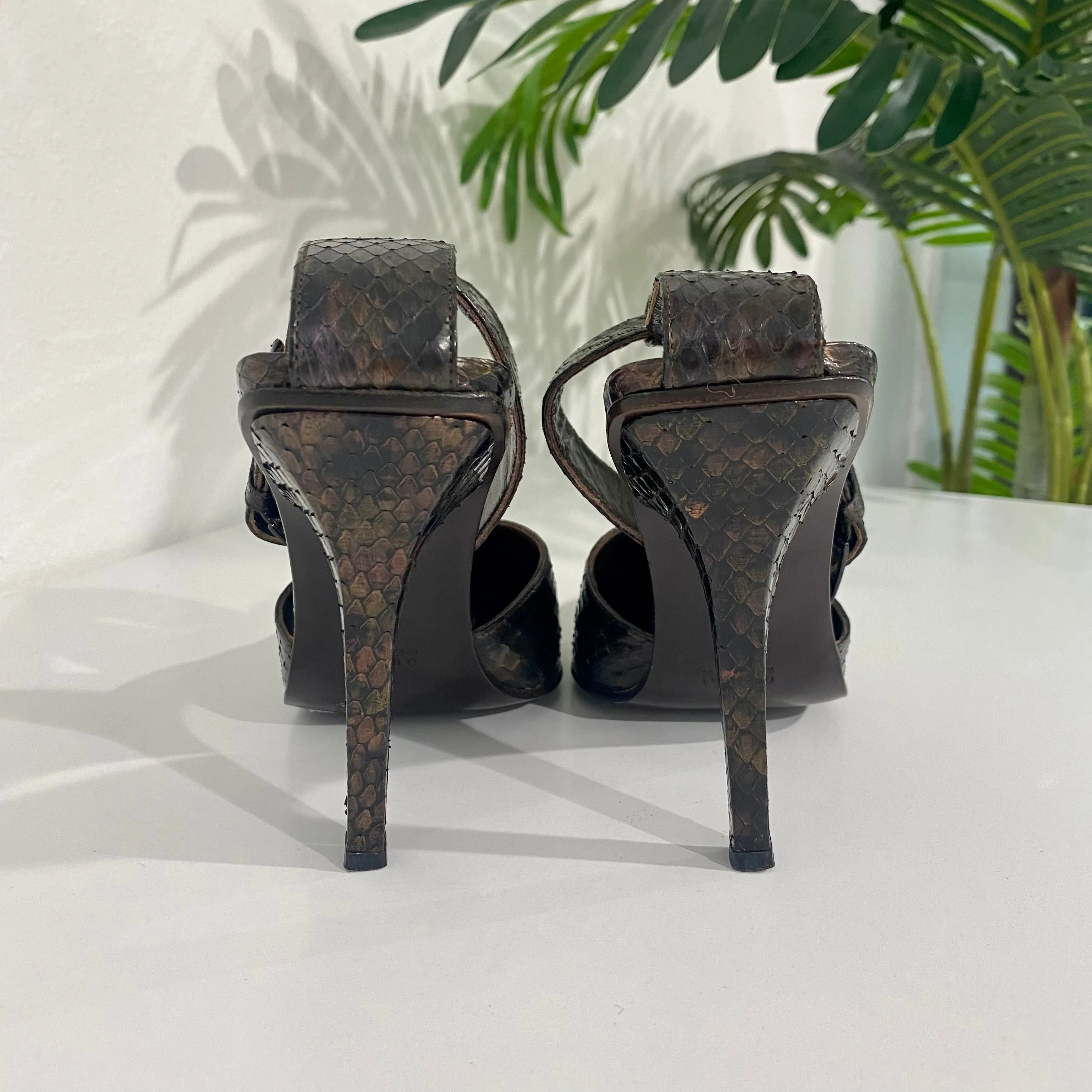 Gucci Snakeskin Heels