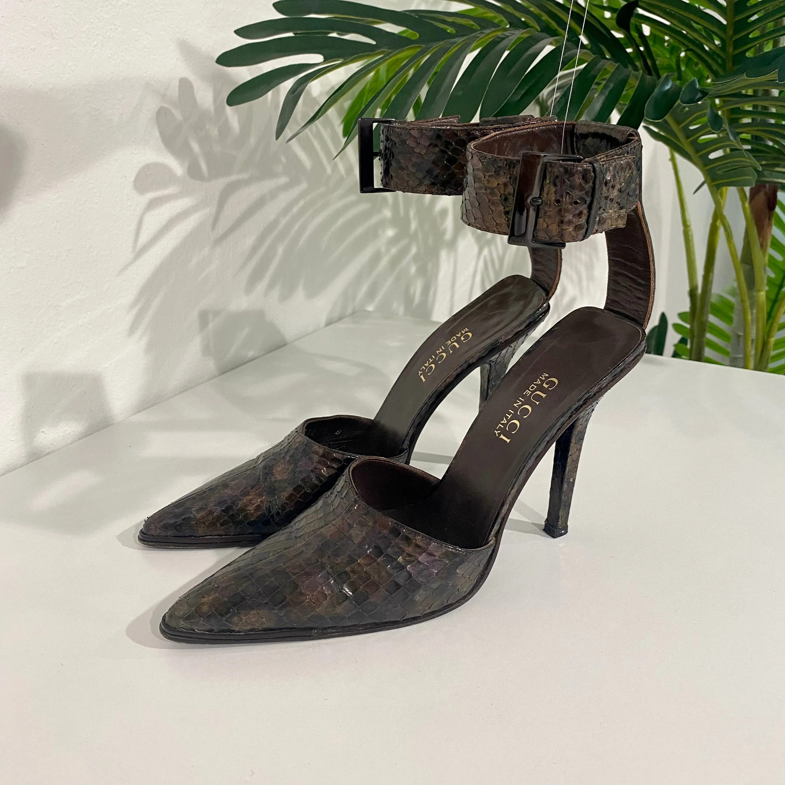 Gucci Snakeskin Heels