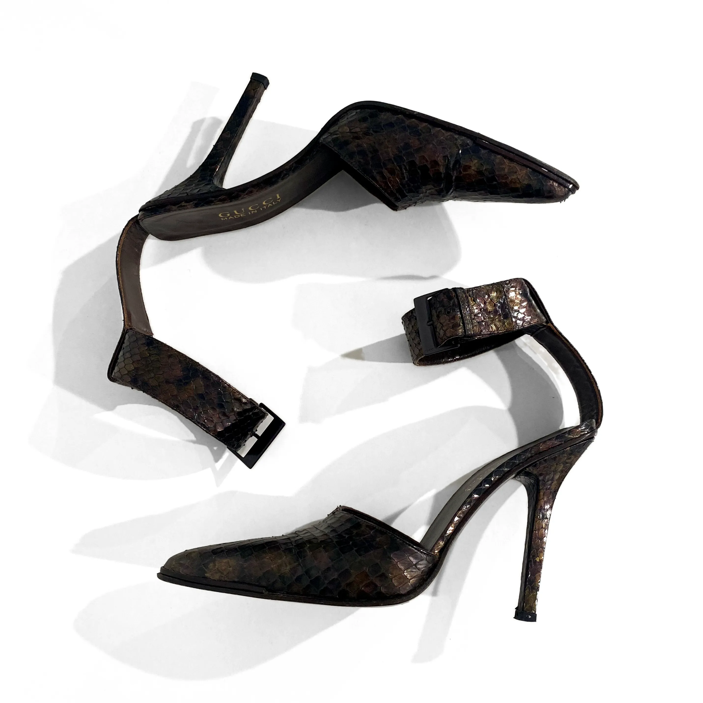 Gucci Snakeskin Heels