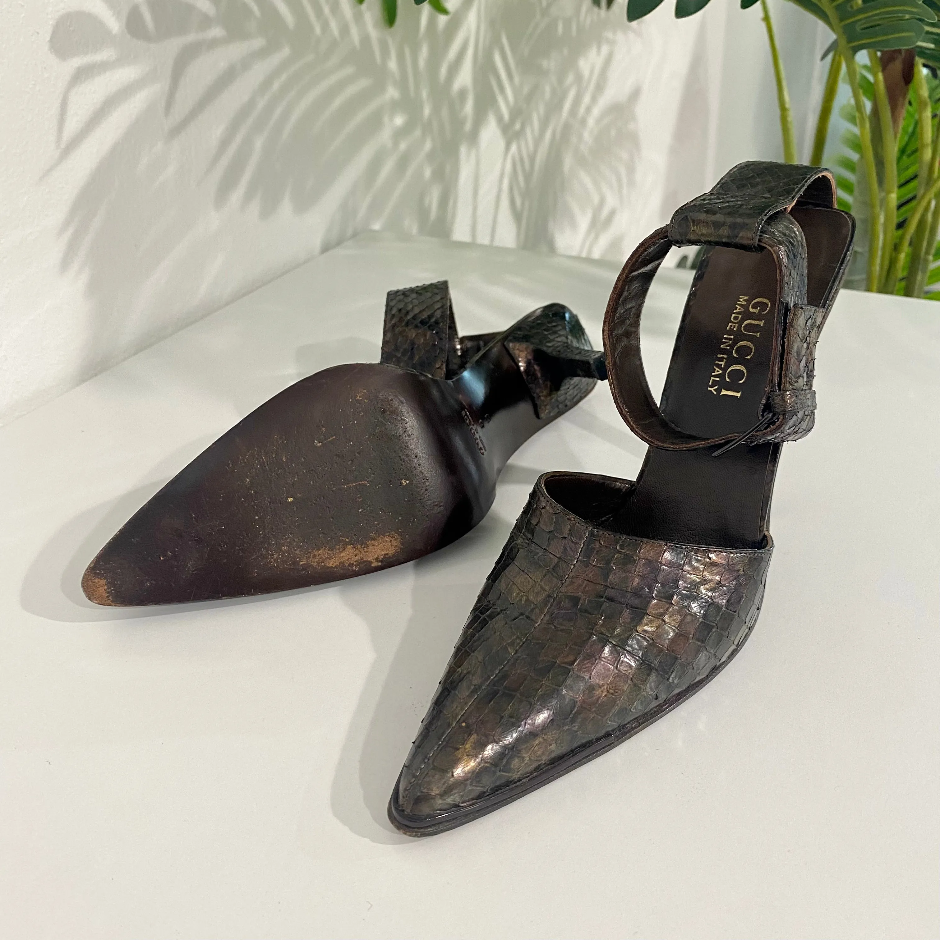 Gucci Snakeskin Heels