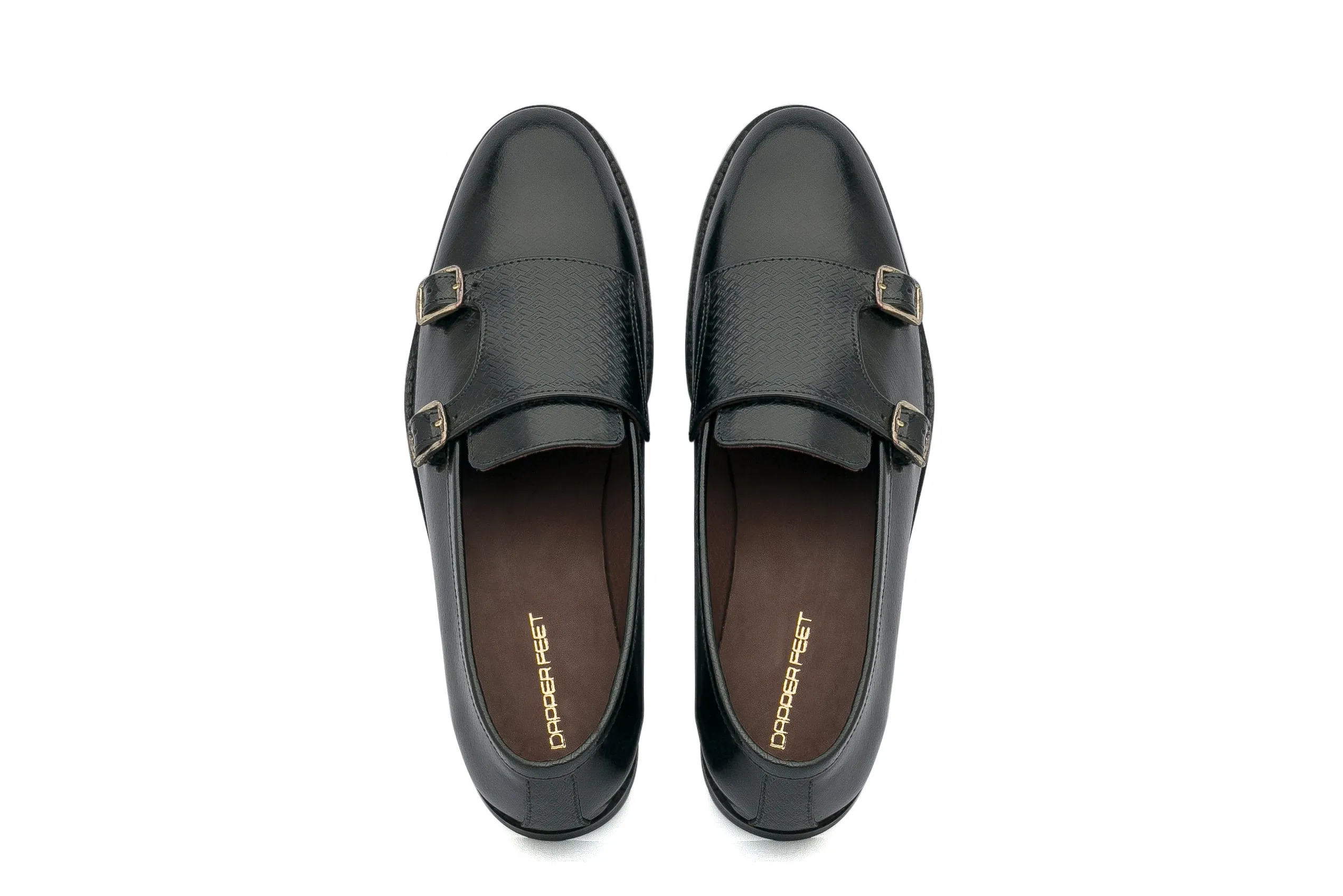 Jacob Monk Straps Printed - Black