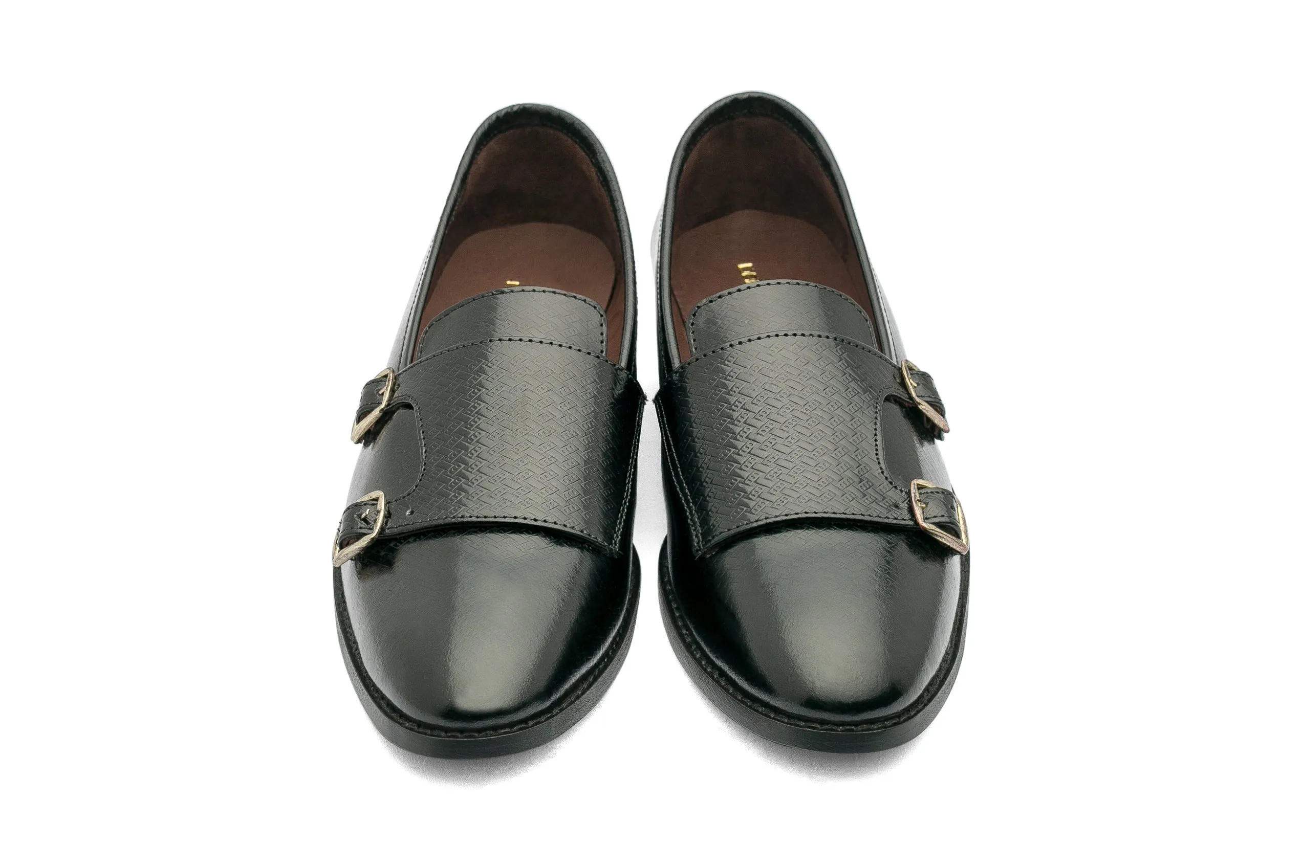 Jacob Monk Straps Printed - Black