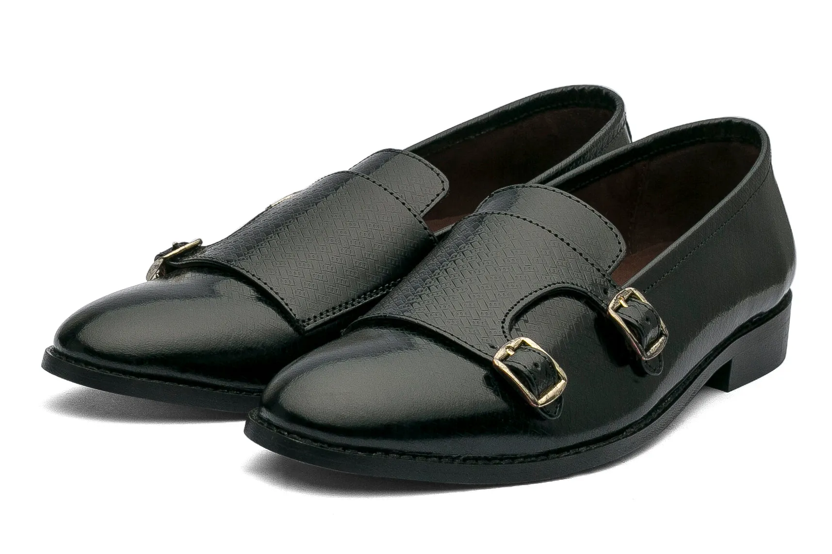 Jacob Monk Straps Printed - Black