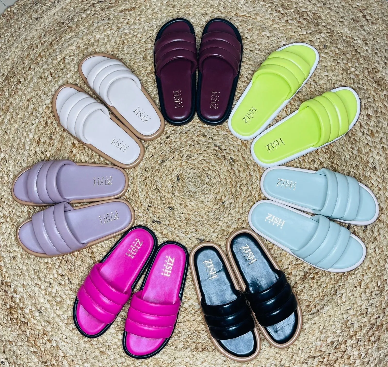 Lime Green Snuggle Slides