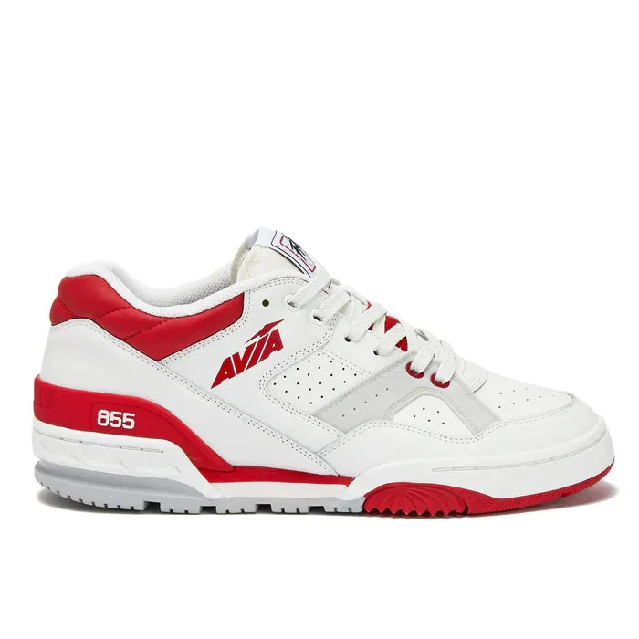 MENS AVIA LEGACY 855 LOW WHITE /TECH GREY-RED