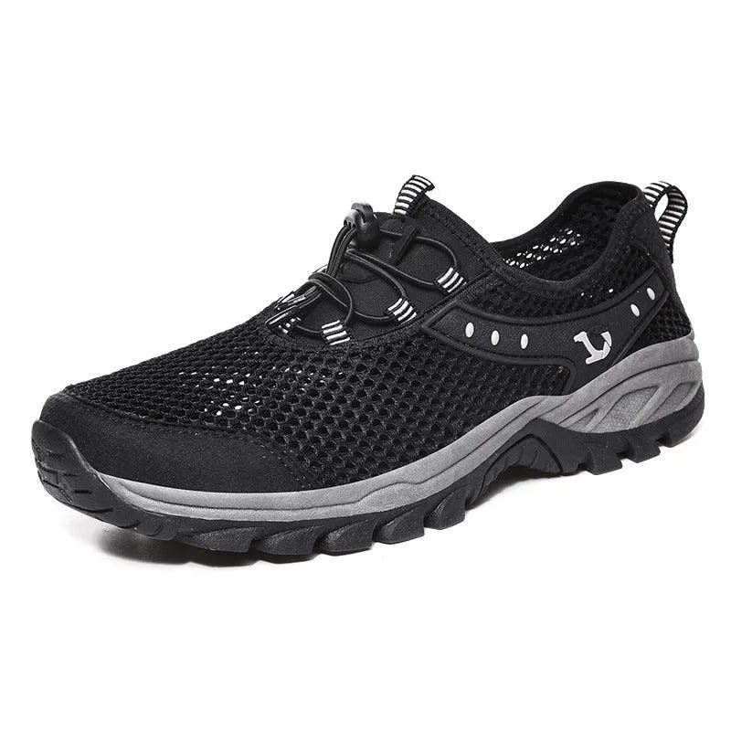 Men's Hollow Mesh Travel Hiking Shoes