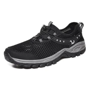 Men's Hollow Mesh Travel Hiking Shoes