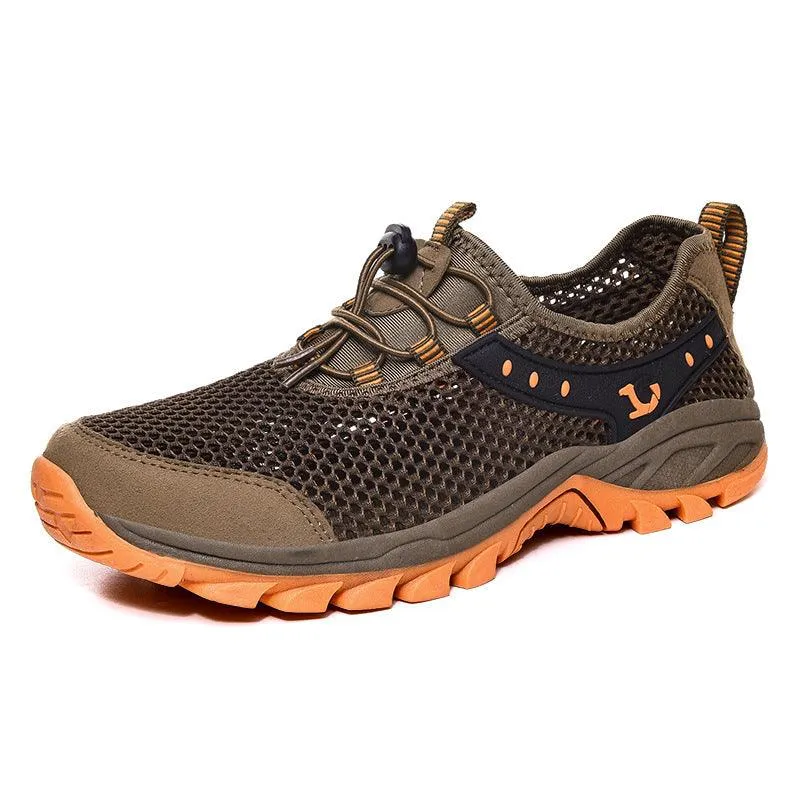 Men's Hollow Mesh Travel Hiking Shoes