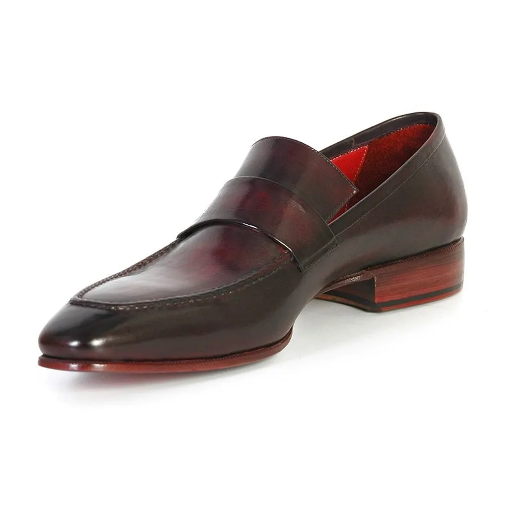 Paul Parkman Men's Loafer Purple & Black (ID#093-PURP-BLK)