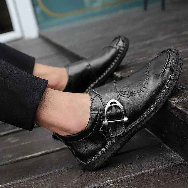 Shoes - New Spring Autumn Men's Leather Casual Shoes