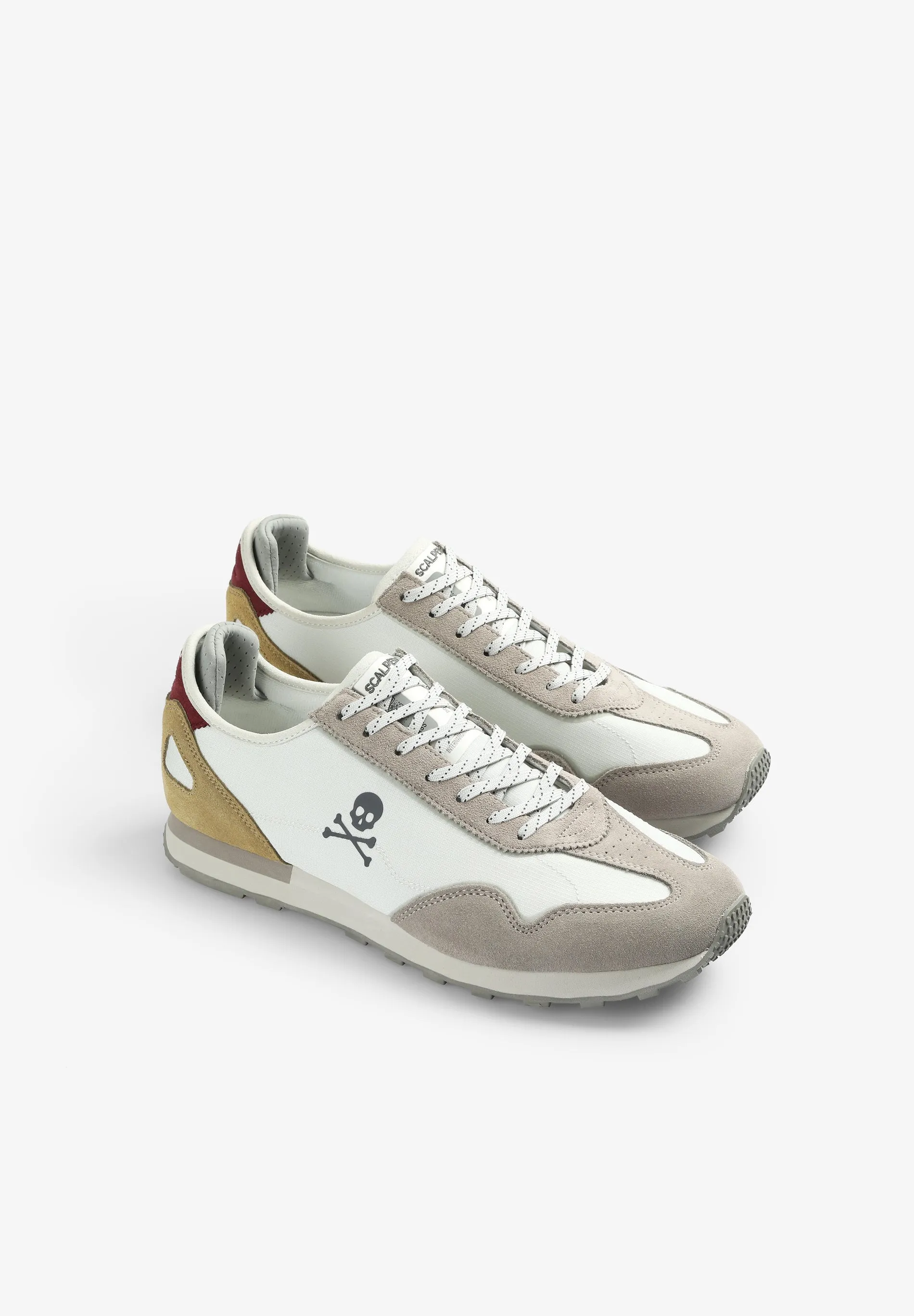 SUEDE SNEAKERS WITH SKULL