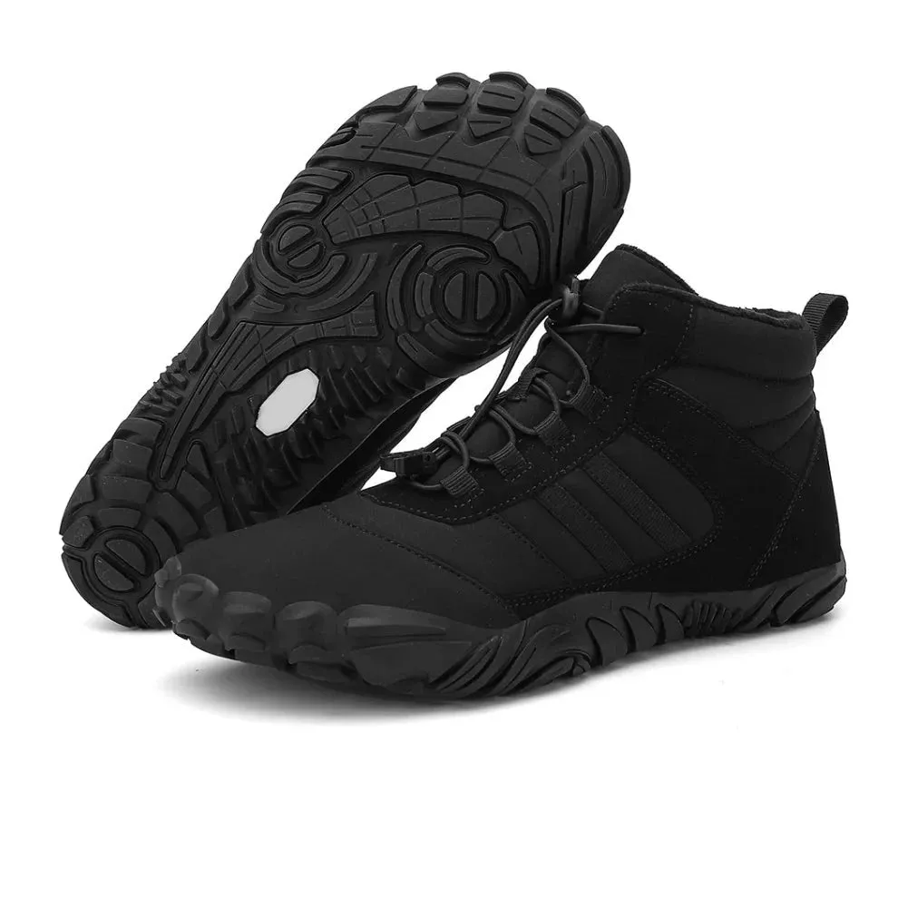 Winter Warm Jogging Sneakers - Waterproof Barefoot Shoes for Men and Women