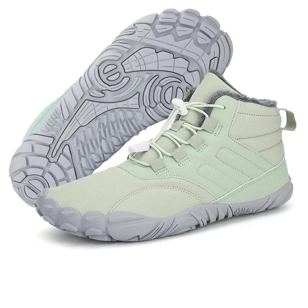 Winter Warm Jogging Sneakers - Waterproof Barefoot Shoes for Men and Women