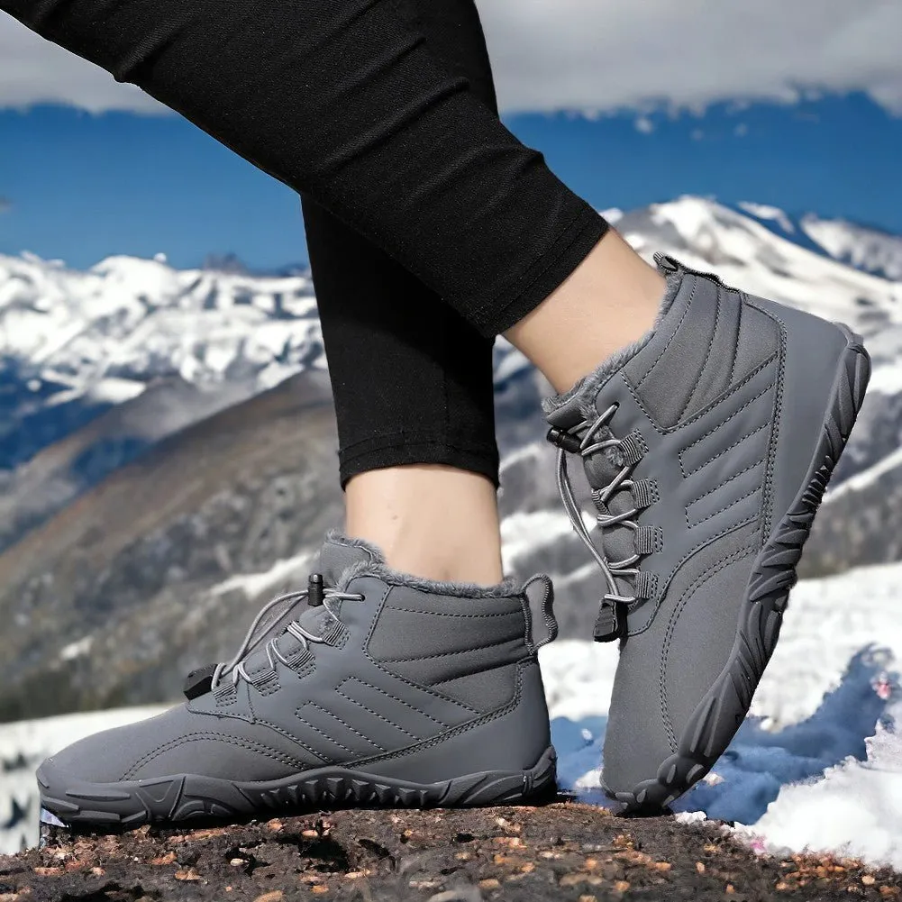 Winter Warm Jogging Sneakers - Waterproof Barefoot Shoes for Men and Women