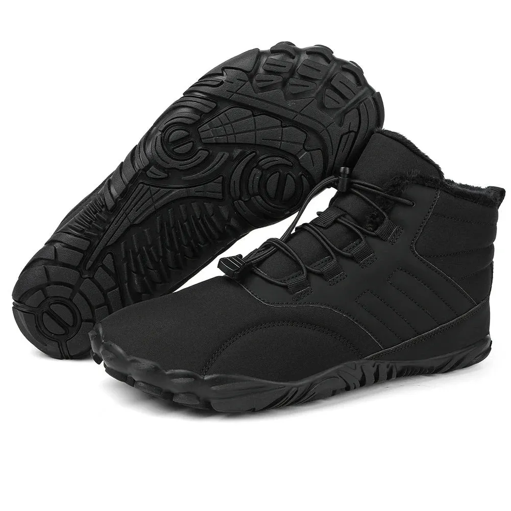 Winter Warm Jogging Sneakers - Waterproof Barefoot Shoes for Men and Women