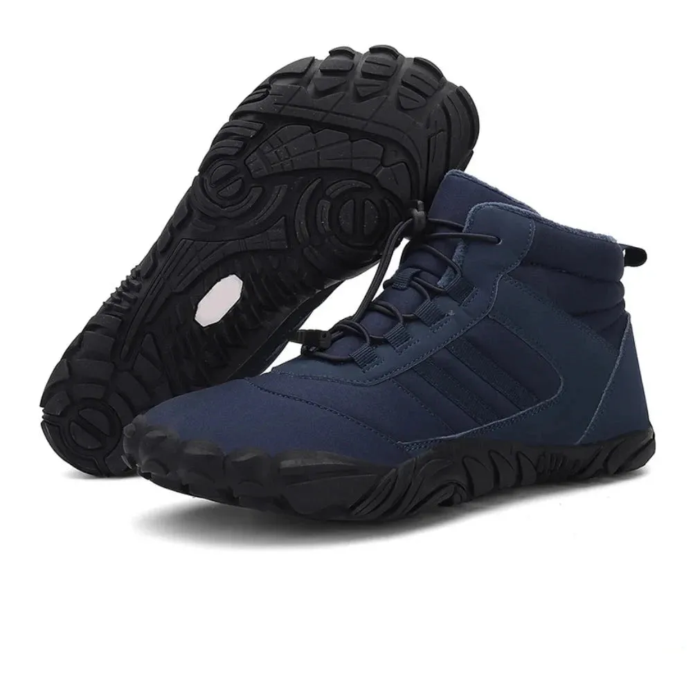 Winter Warm Jogging Sneakers - Waterproof Barefoot Shoes for Men and Women