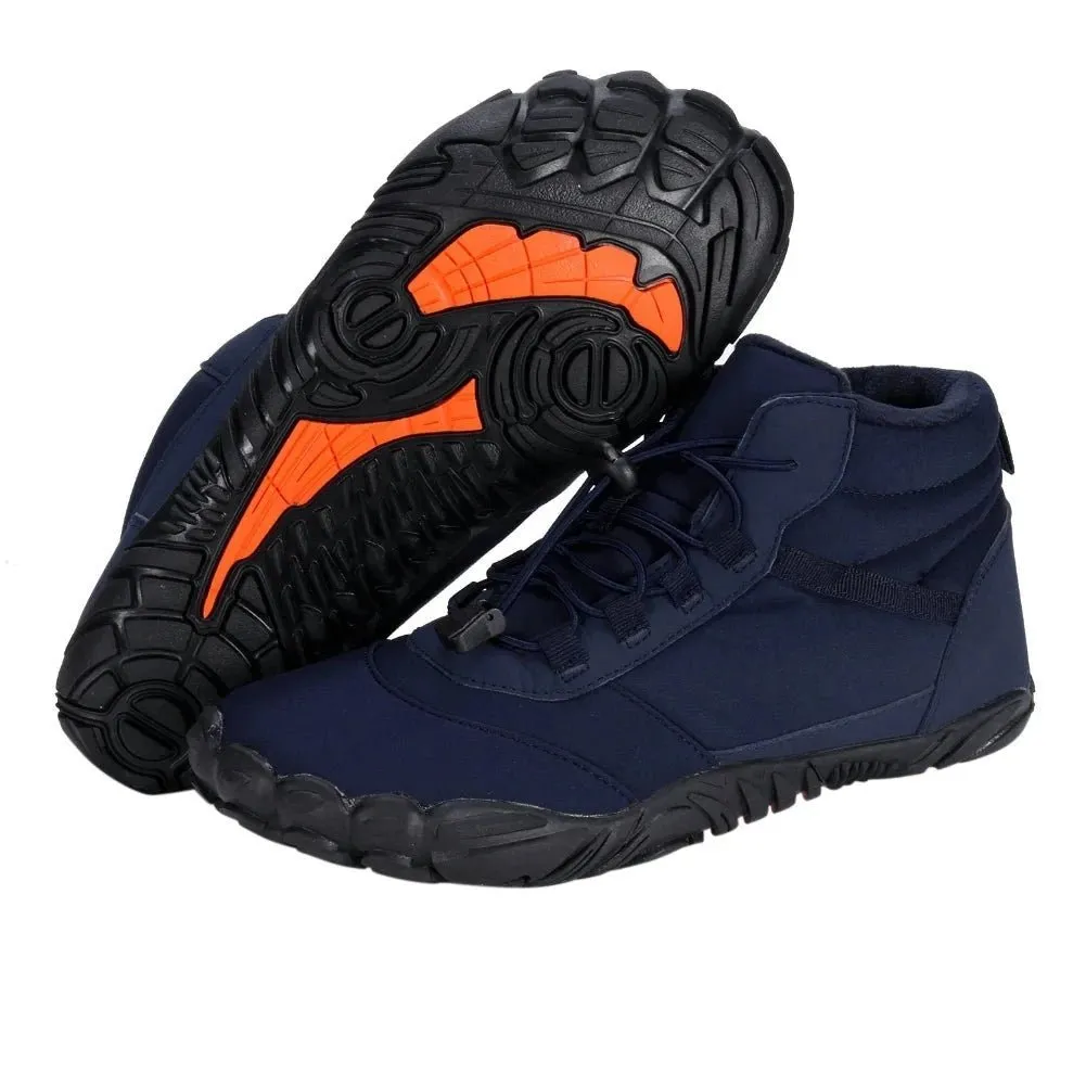Winter Warm Jogging Sneakers - Waterproof Barefoot Shoes for Men and Women