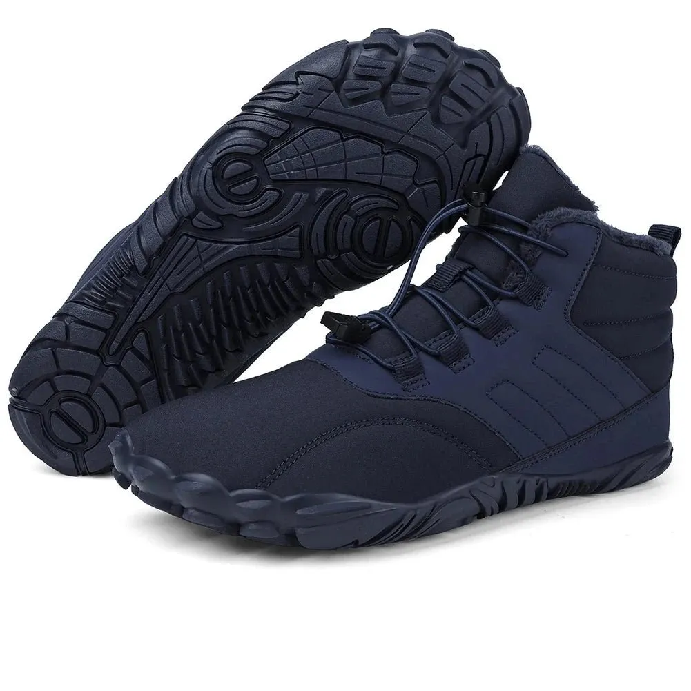 Winter Warm Jogging Sneakers - Waterproof Barefoot Shoes for Men and Women