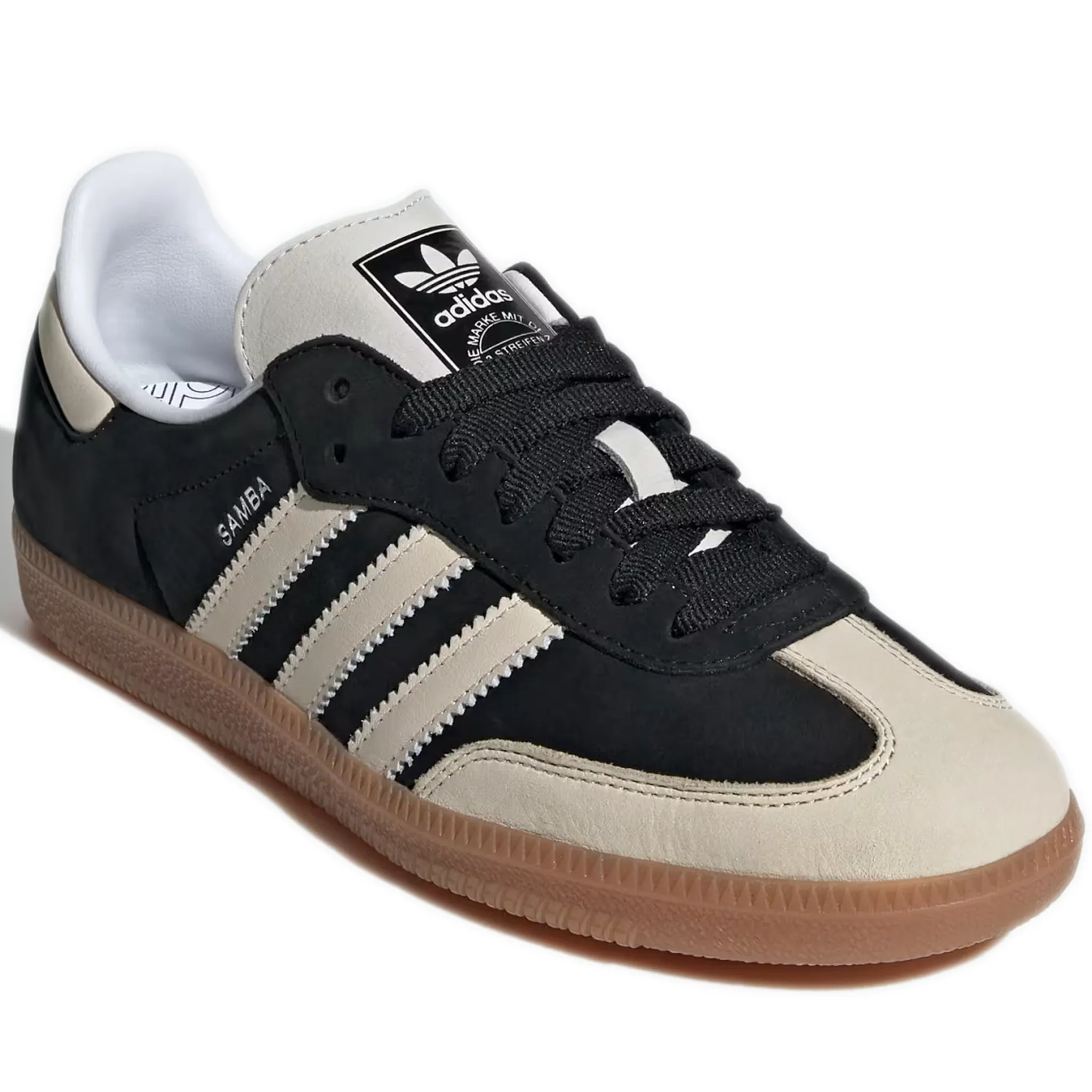 Women's Adidas Samba OG Shoes - Black/White/Silver