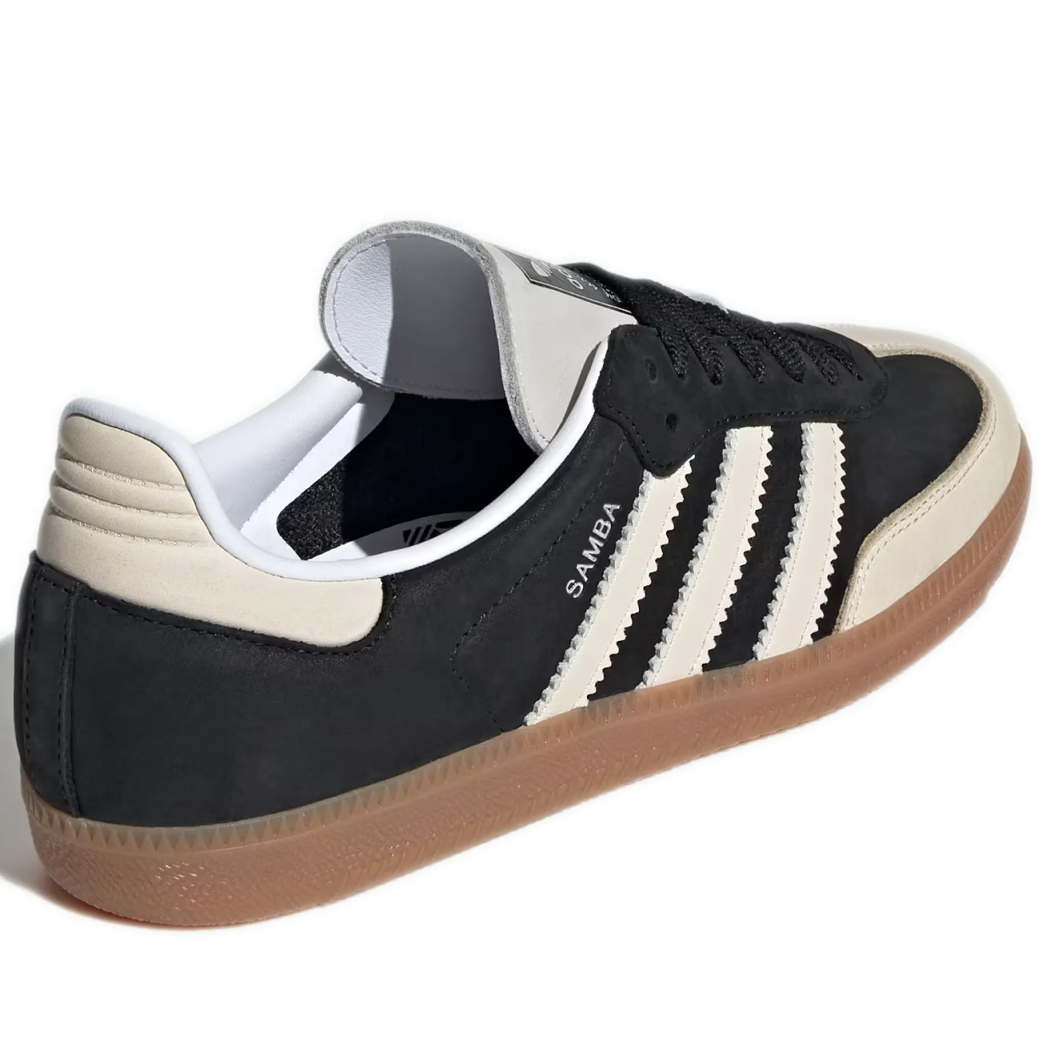 Women's Adidas Samba OG Shoes - Black/White/Silver